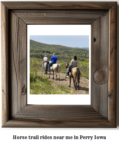 horse trail rides near me in Perry, Iowa